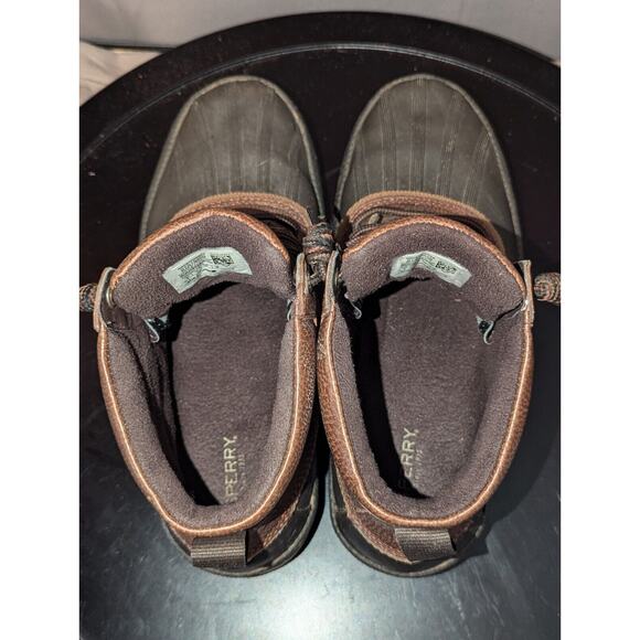 Sperry Top-Sider Boot Mens 8 Brown Coffee Cold Bay Chukka Leather And Rubber - Picture 8 of 11